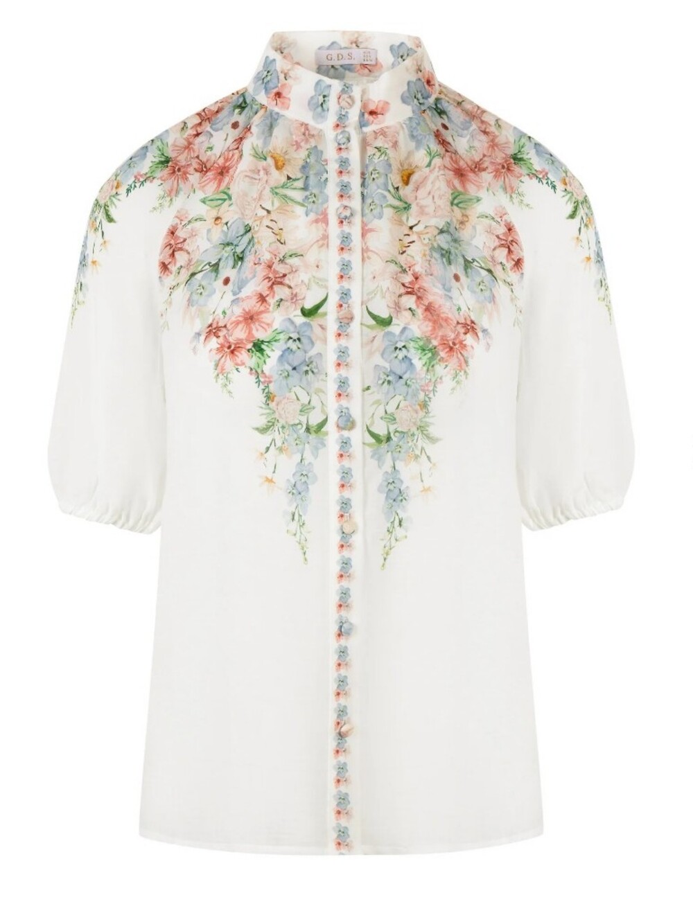 G.D.S. Floral Linen blend CELESTE BLOUSE